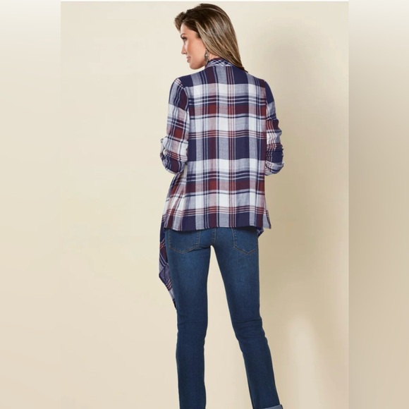 NWOT Venus Plaid wrap Sz M - Picture 2 of 7